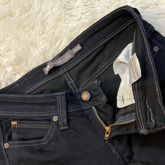 Levi’s Jeans Demi Curve Low Rise Bootcut Skinny - SZ 00 / 24 - Picture 8 of 12
